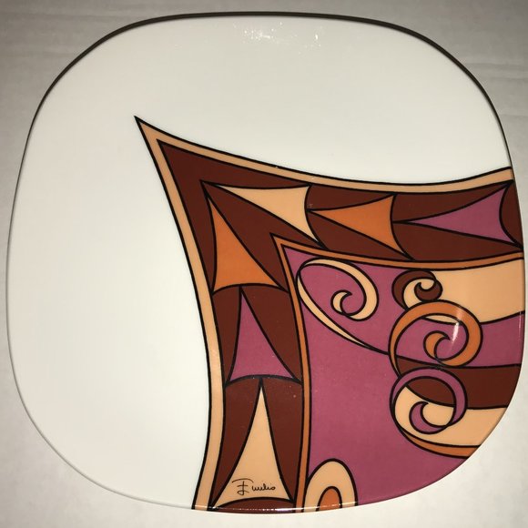 Emilio Pucci Vintage Richard Ginori Plate - 1970's - Excellent Condition w/Box. - Picture 3 of 15
